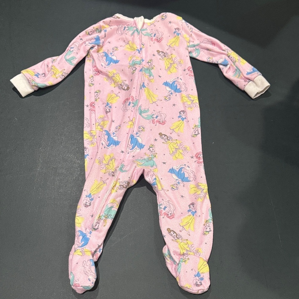 Disney Baby Pink Princess Print Baby One Piece